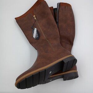 Style & Co. Ollie Boots, Brown, Women's Size 6.5